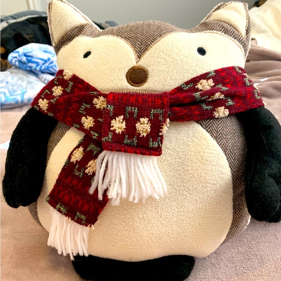 Other - Fox With Scarf 14” Plush Pillow Stuffed Animal Cute Cuddles